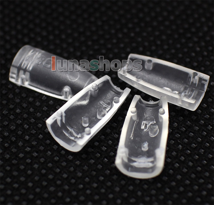 Clear Cover For Shure SE535 SE425 SE315 SE215 Earphone Upgrade Cable Male Plug Pins 