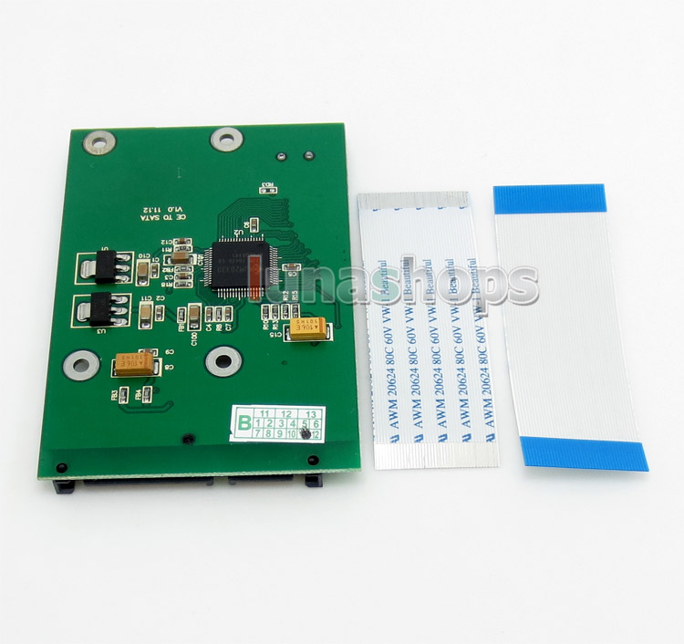 1.8" 40pin ZIF (CE) SSD to SATA adapter converter card 