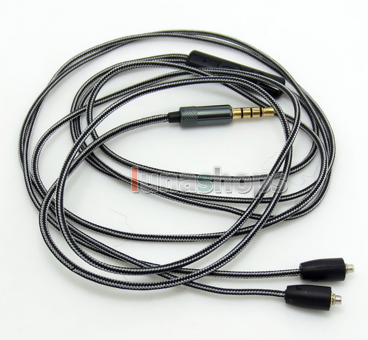 Earphone cable with Remote Mic connect iphone Android to  Sensaphonics Prophonic 2XS 2Max 3Max 3D Ambient 321 kumitate lab