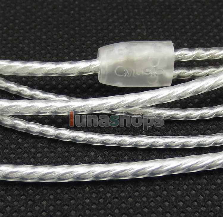 Hifi Super Soft Silver Plated Earphone Cable For Etymotic ER4B ER4PT ER4S ER6I