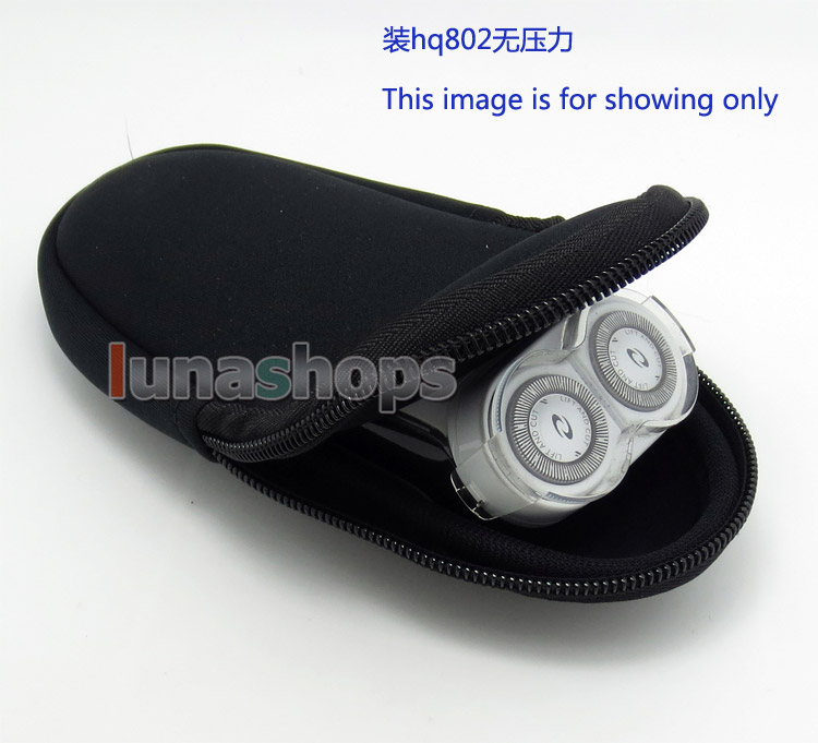 Black Carrying Pouch Hard Bag Case For Philips Shaver