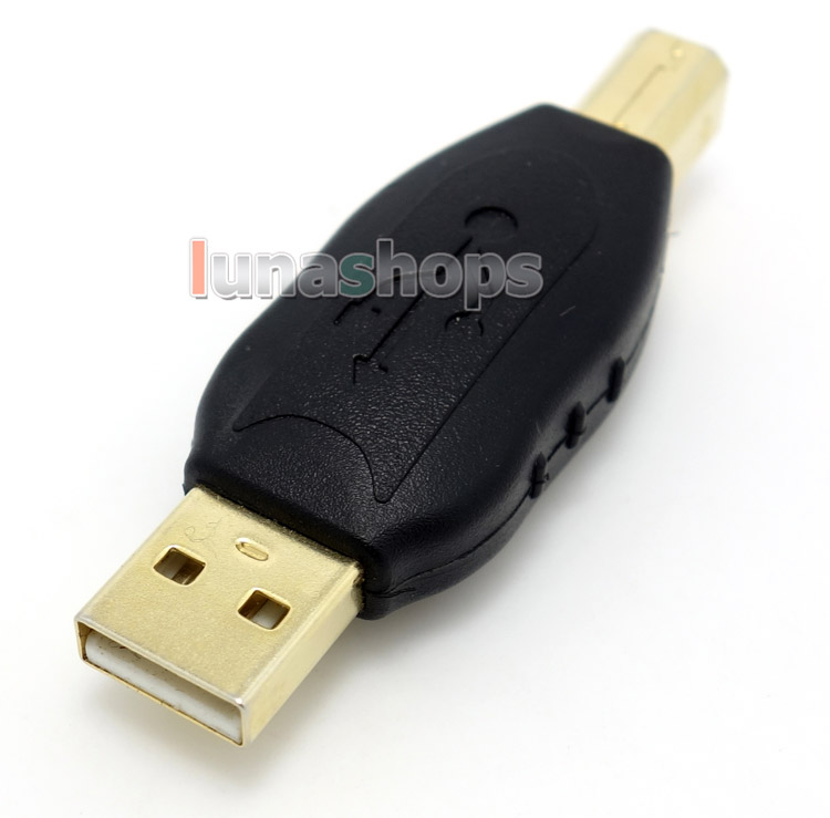 Golden Plated USB 2.0 Male To Scanner Printer Port Male adapter Converter