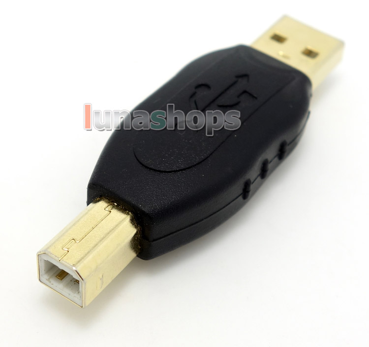 Golden Plated USB 2.0 Male To Scanner Printer Port Male adapter Converter