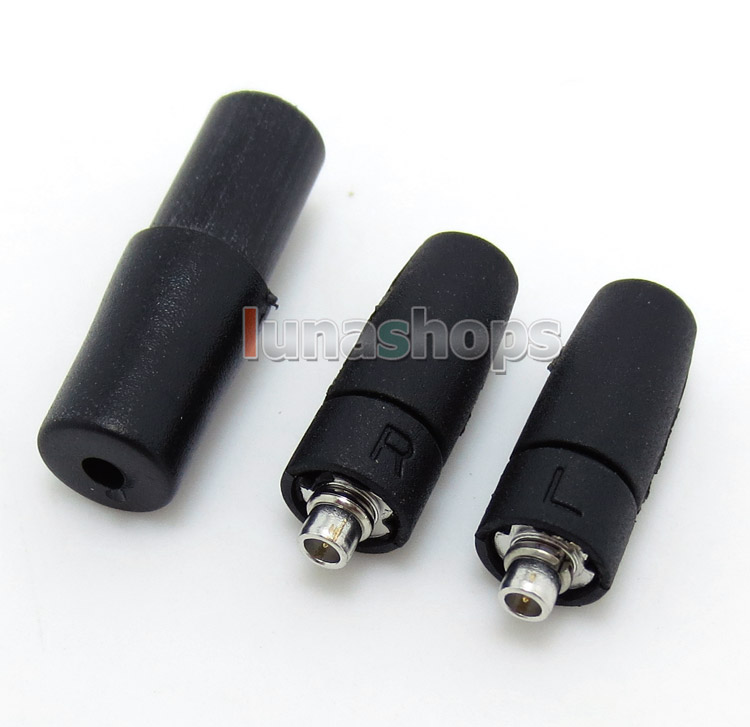 Rhodium Plated Earphone Straight DIY Pin Adapter For Westone W60 W50 W40 W30 W20