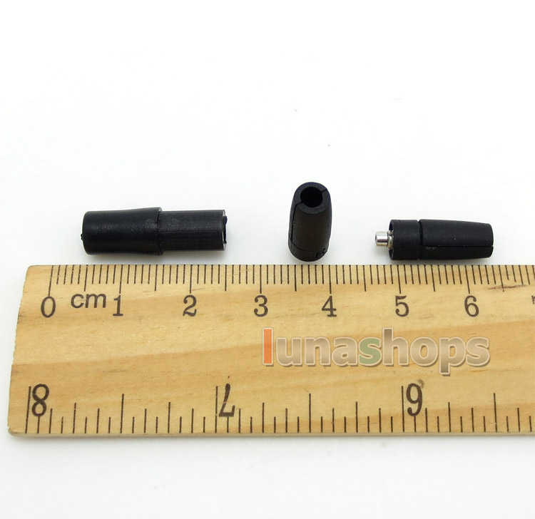 Rhodium Plated Earphone Straight DIY Pin Adapter For Westone W60 W50 W40 W30 W20