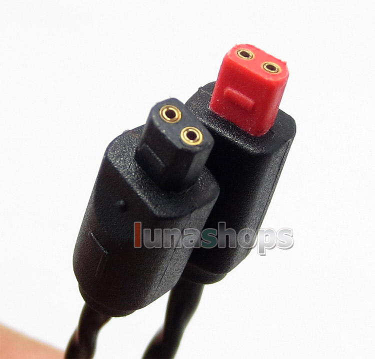 130cm Black Custom 6N OCC Hifi Cable For audio-technica ATH-IM50 ATH-IM70 ATH-IM01 ATH-IM02 ATH-IM03 ATH-IM04