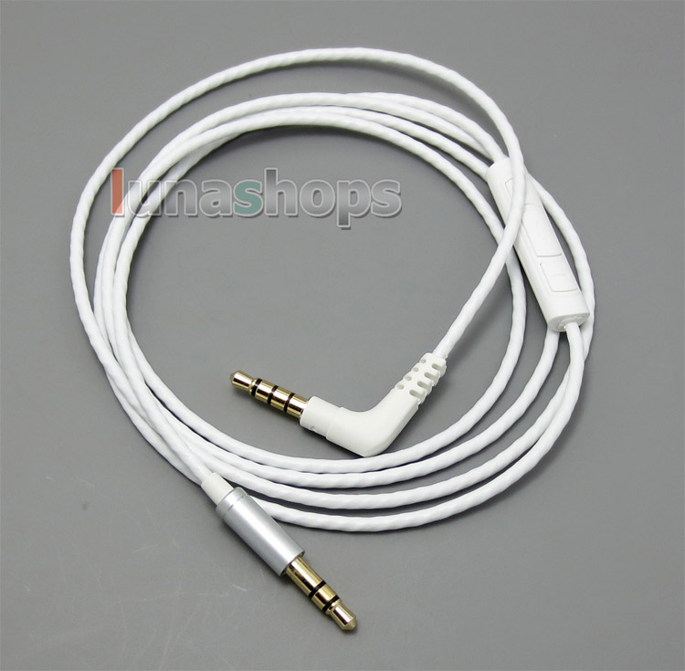 With Remote Mic Headphone Cable 