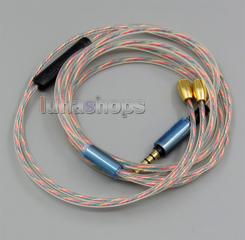Mic Remote Volume Earphone Cable For Shure se215 se315 se425 se535 Se846 Iphone/Android
