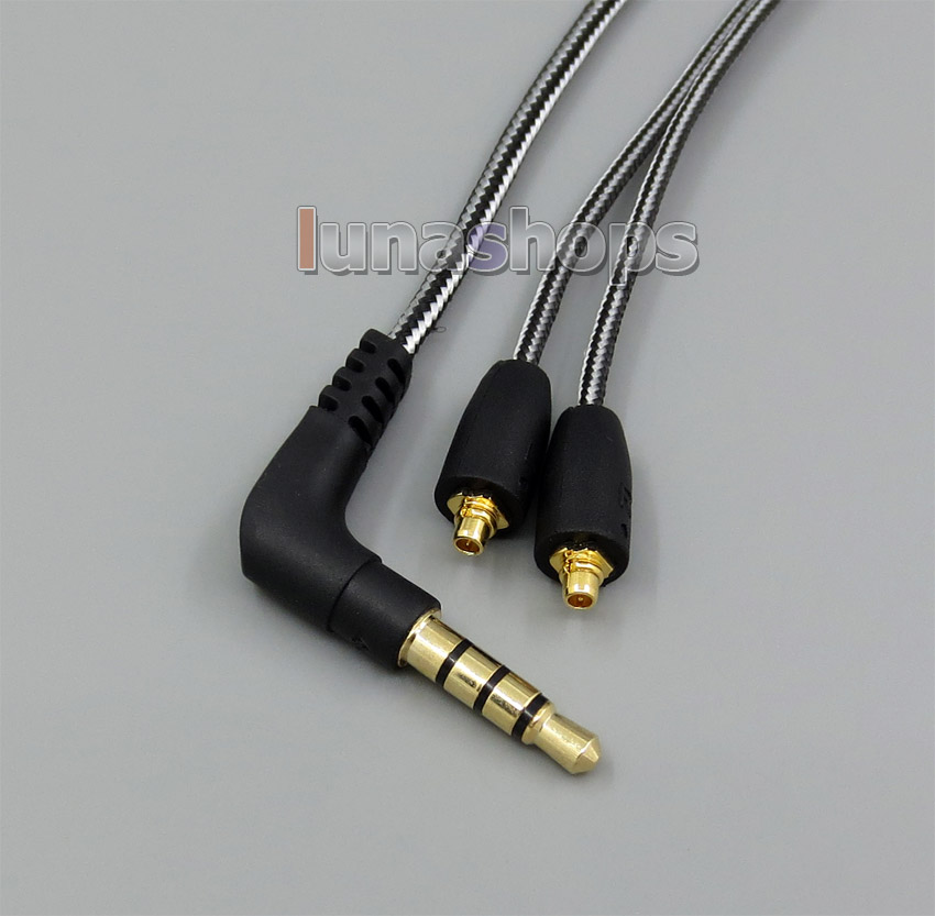 Black And White + Mic Remote Earphone Cable For JVC HA-FX850 Fidue A83  Headphone