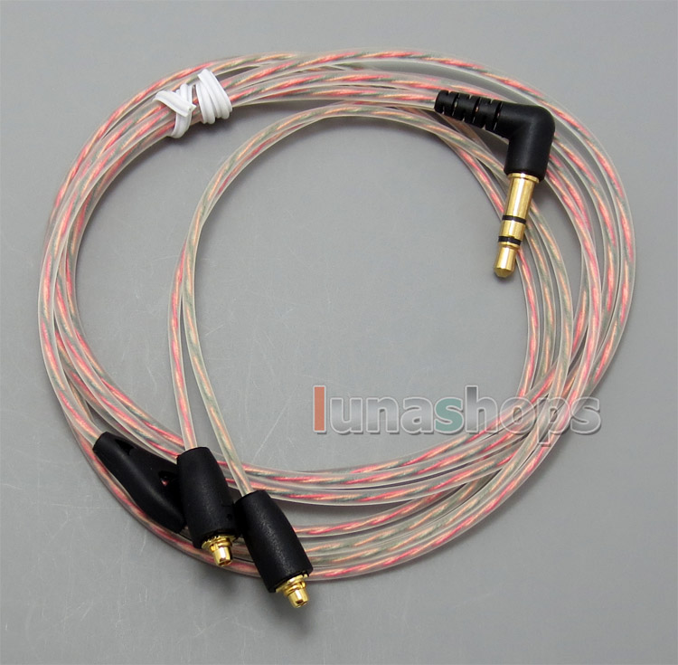 5N OFC Soft Skin Earphone Cable For Shure se535 Se846 Ultimate UE900 earphone 