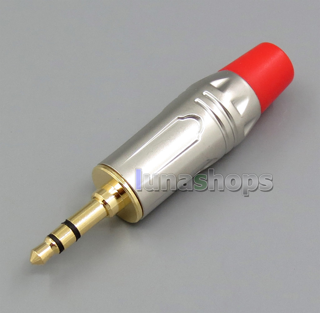1pcs KS3PC-AU 3.5mm Stereo Plug Adapter For Repair DIY Custom Audio Speaker cable