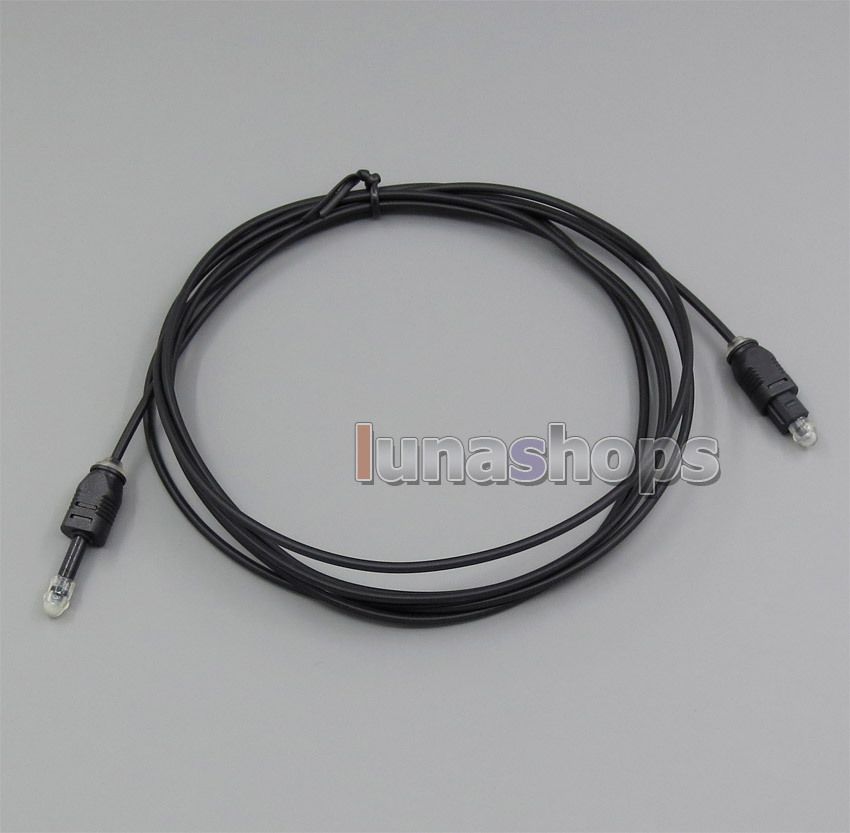 2pcs 2m Toslink to Mini Plug 3.5mm Digital Optical SPDIF Audio Cable 