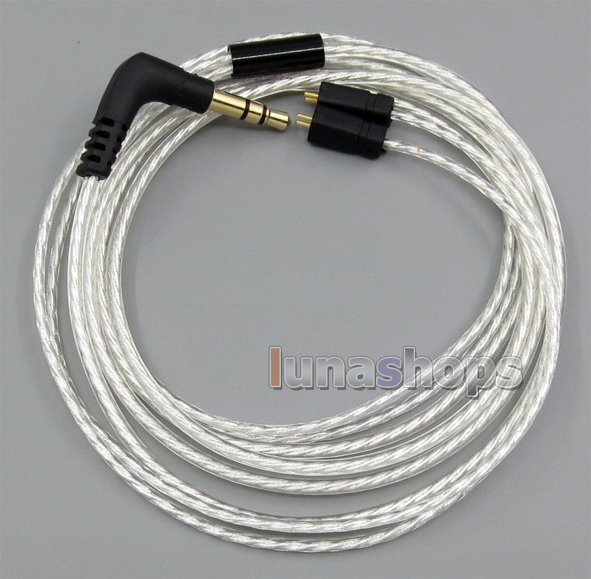 Lightweight Silver Plated 4N OCC Cable   For M-Audio IE-20XB IE40 IE30 IE10 IEM In ear Earphone