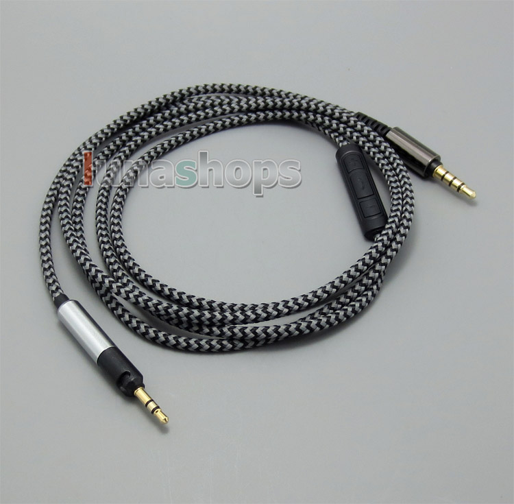 Hi-OFC With Mic Remote Headphone Cable For Sennheiser HD595 HD598 HD558 HD518 Headset