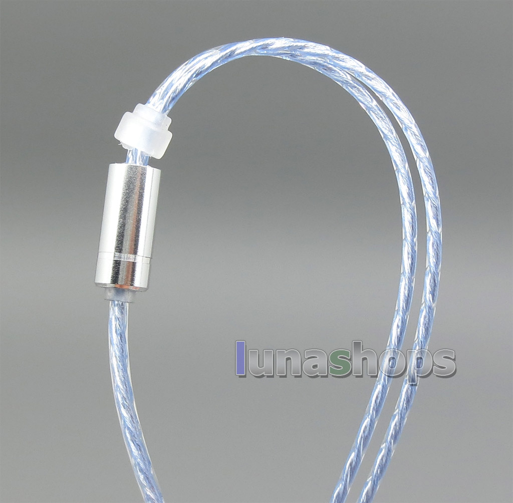 4n OCC + Pure Silver Plated Cable For Repair DIY Shure B&W JVC SONY Headphone Earphone