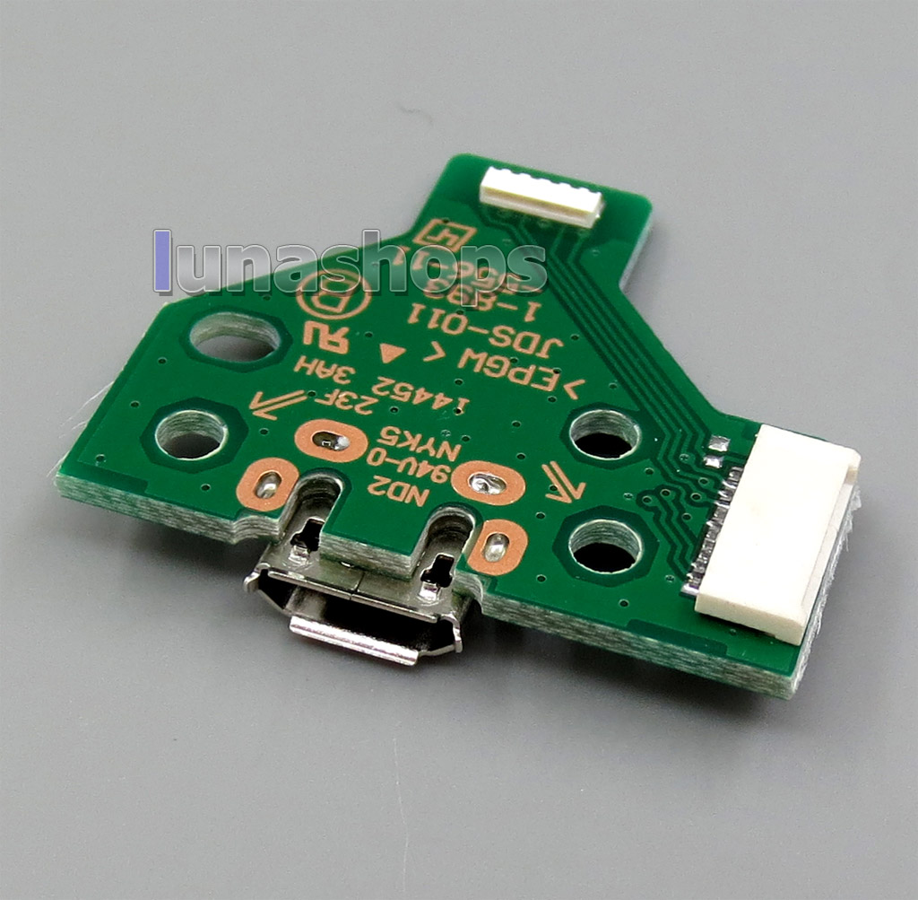 Repair Parts 12 Pin charge port usb charger board For PS4 Controller 