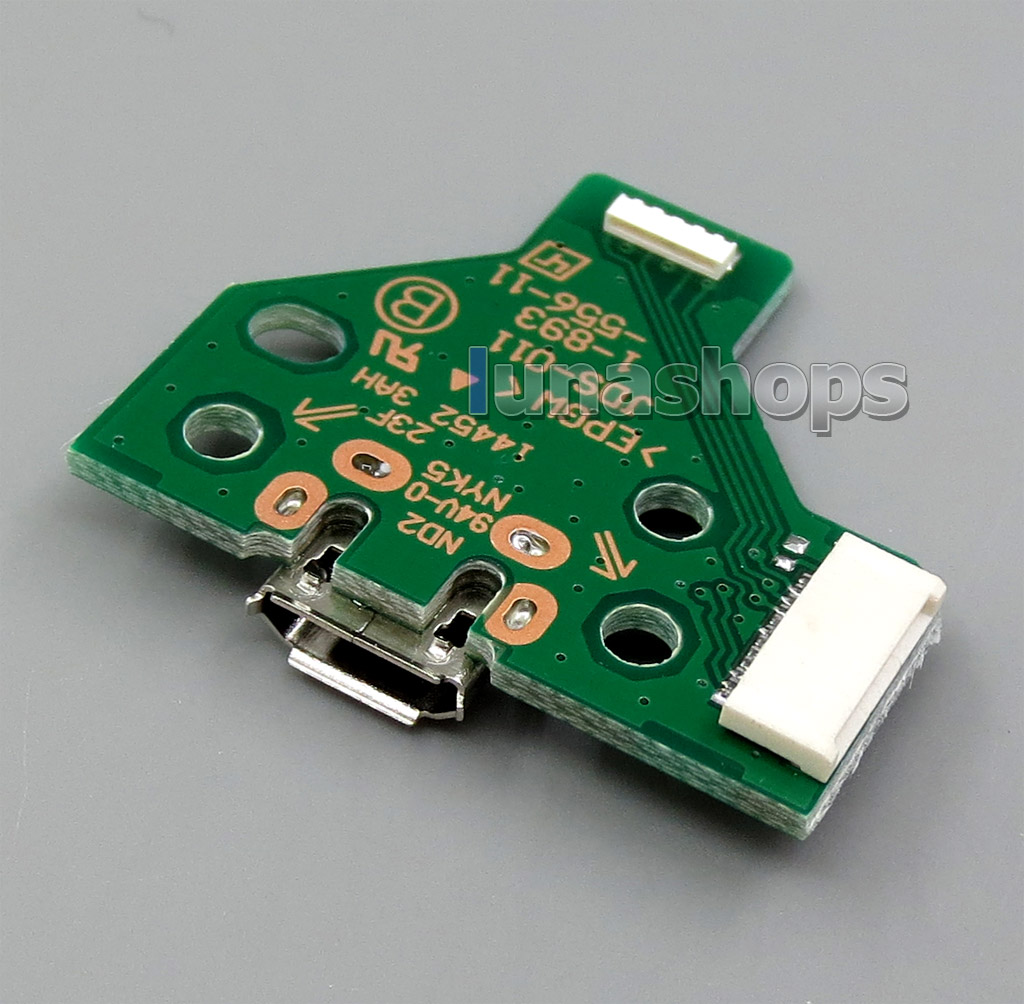 Repair Parts 12 Pin charge port usb charger board For PS4 Controller 