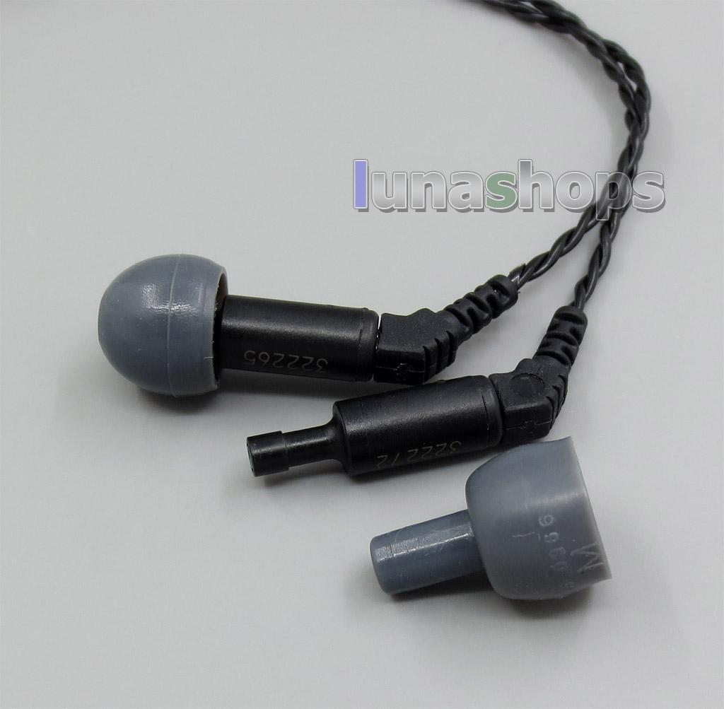 Earphone Silicone Tips With Thin Tube For Shure se846 se535 se425 se315 se215 Etymotic ER-4B ER-4s ER-4P etc.
