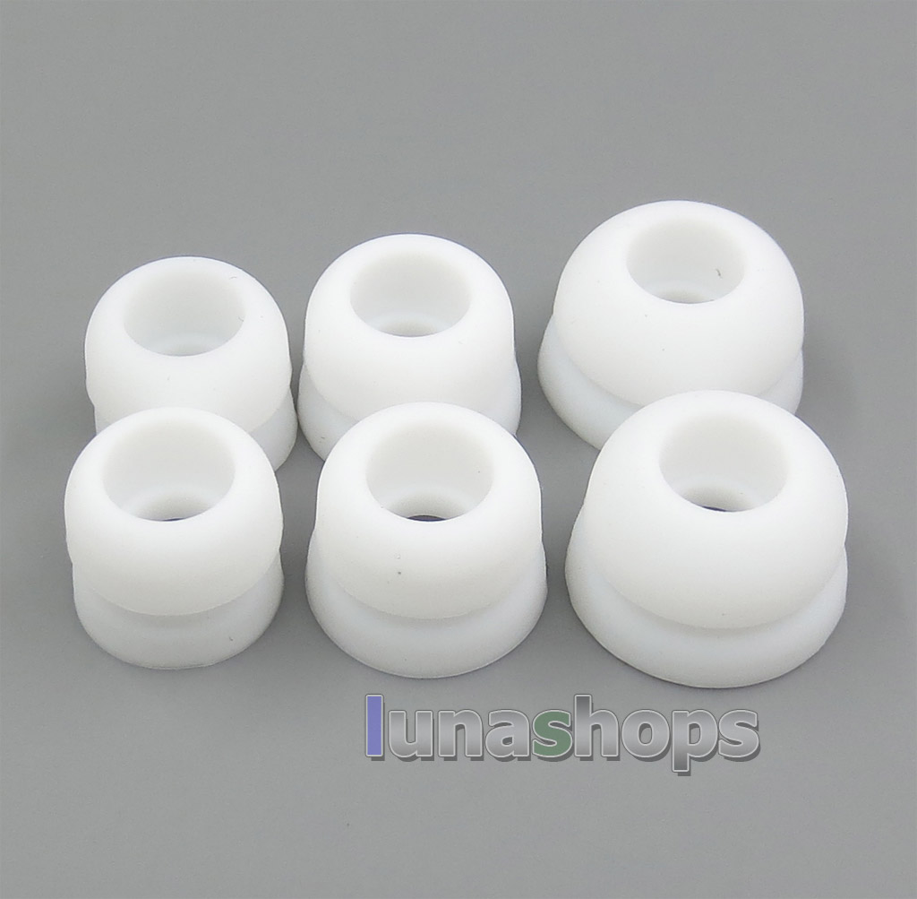 3 Size in 1 set Double Layer Earphone Silicone Tips For Sennheiser CX870 ocx870 CX880 CX880 ocx980 etc.