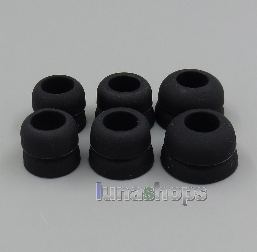 3 Size in 1 set Double Layer Earphone Silicone Tips For Sennheiser CX870 ocx870 CX880 CX880 ocx980 etc.