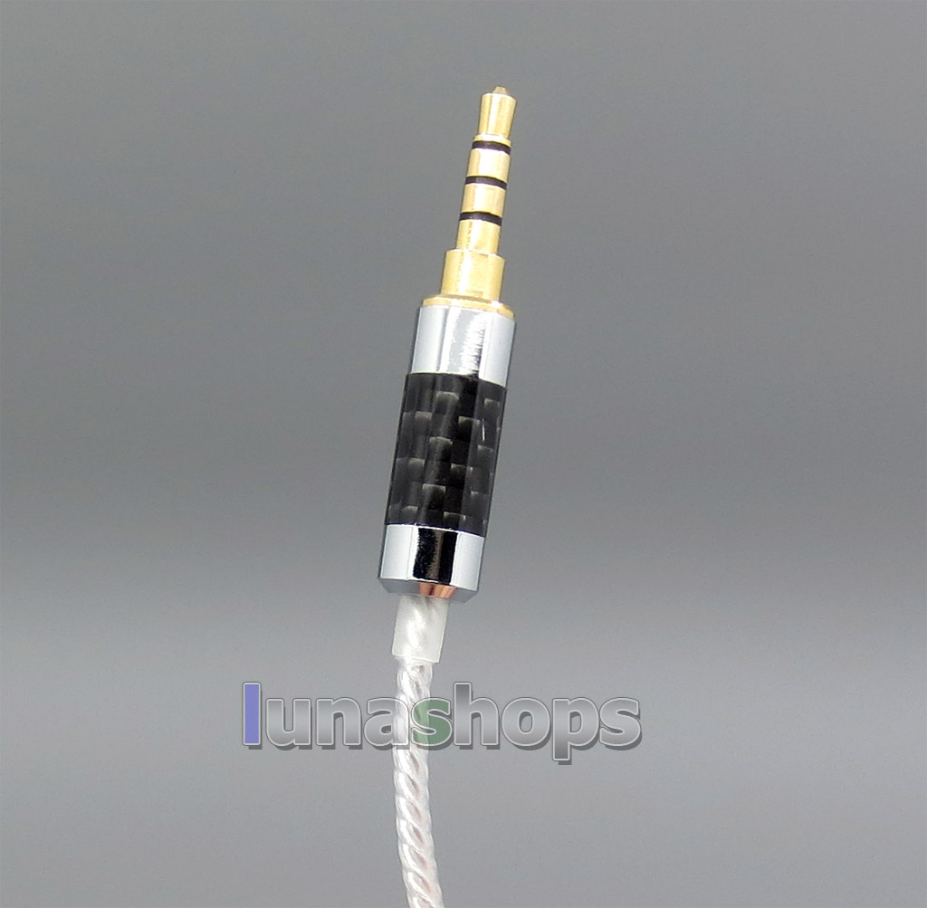 3.5mm 4poles Silver Plated TRRS Re-Zero Balanced Plug To 2 RCA Cable For Hifiman HM901 HM802 Headphone Amplifier