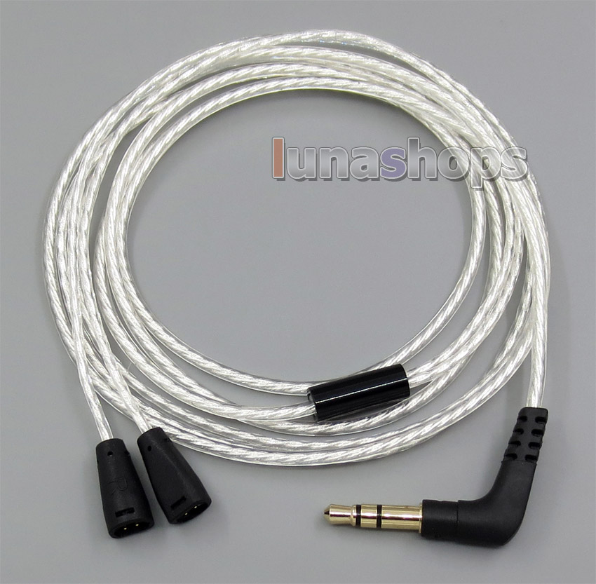Lightweight Silver Plated 4N OCC Cable   For Sennheiser IE8 IE80 IE8i IE80i Earmax