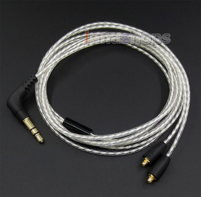 USD$22.00 - Lightweight Pure Silver Plated 4N OCC Cable For Shure Se846