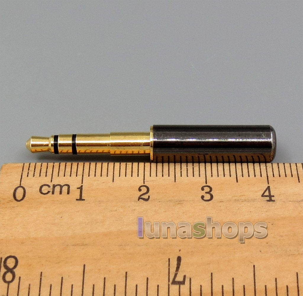 21mm Shell 3.5mm Headphone Pins Plug Adapter For Final Audio Design Pandora Hope vi Denon AH-D600 D7100 Velodyne vTrue