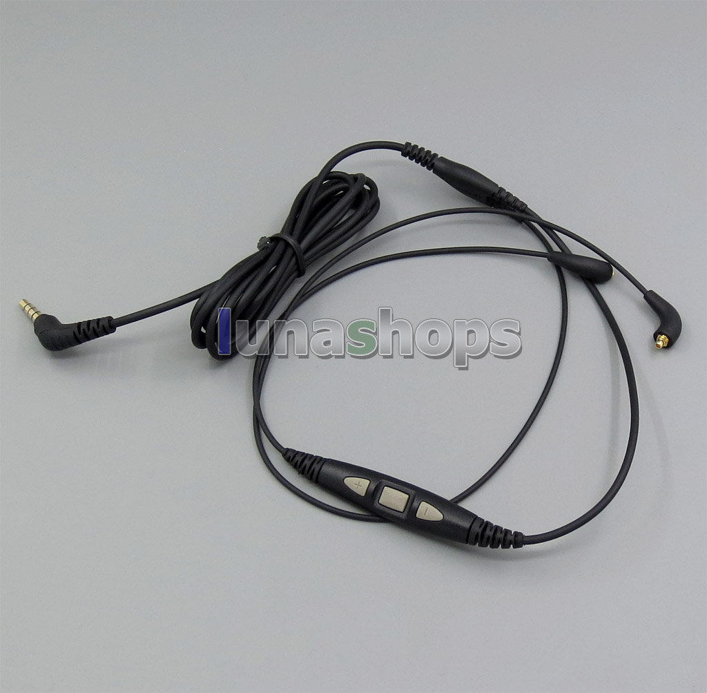Cable Microphone Volume Control For Shure CBL-M+ Iphone SE215 SE315 SE425 SE535 SE846