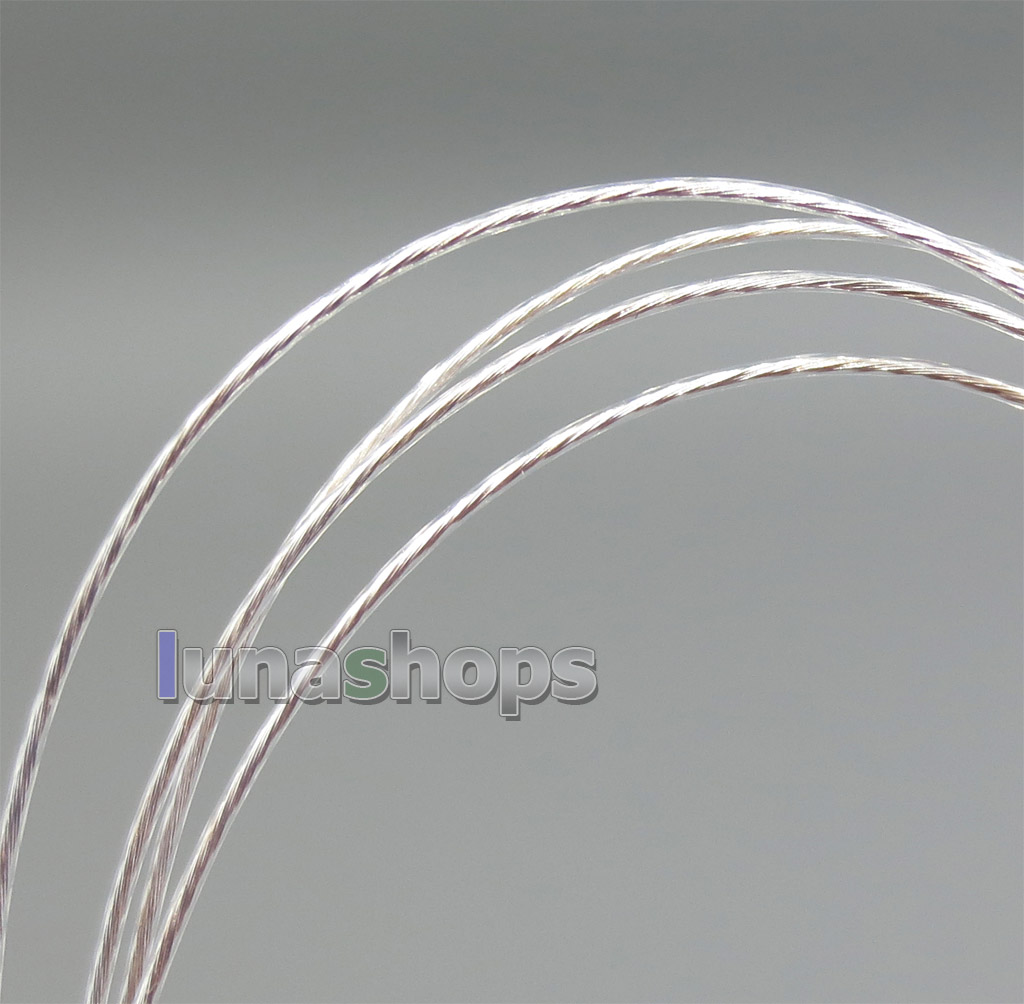 6m Extreme Soft Acrolink Pure Silver + OCC Alloy Signal Earphone Headphone Cable 53*0.05 Dia:0.65mm 