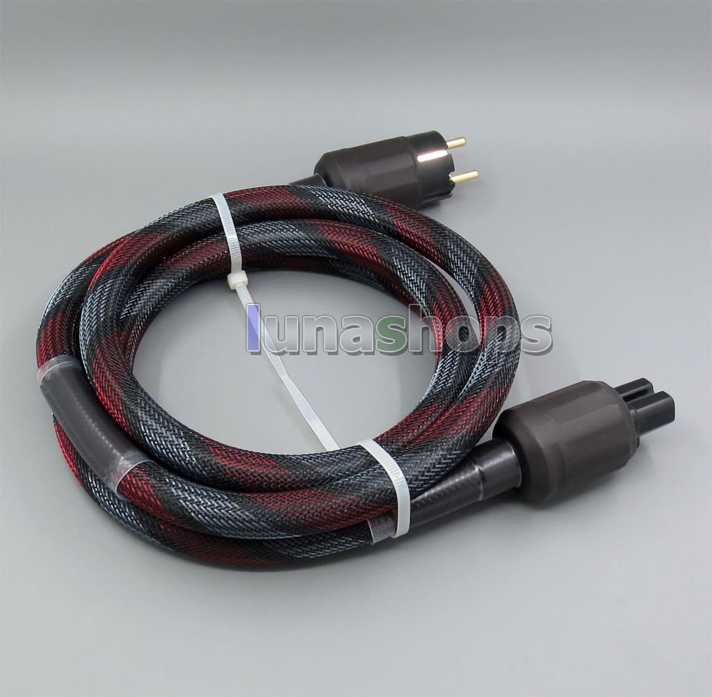 2m Hifi power Supply Audio Cord Wire Cable For Speakers