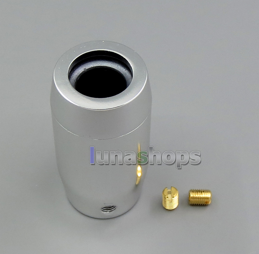With Magnet Ring HiFi Aluminium Splitter Speaker Audio Power Cable Wire Adapter Plug