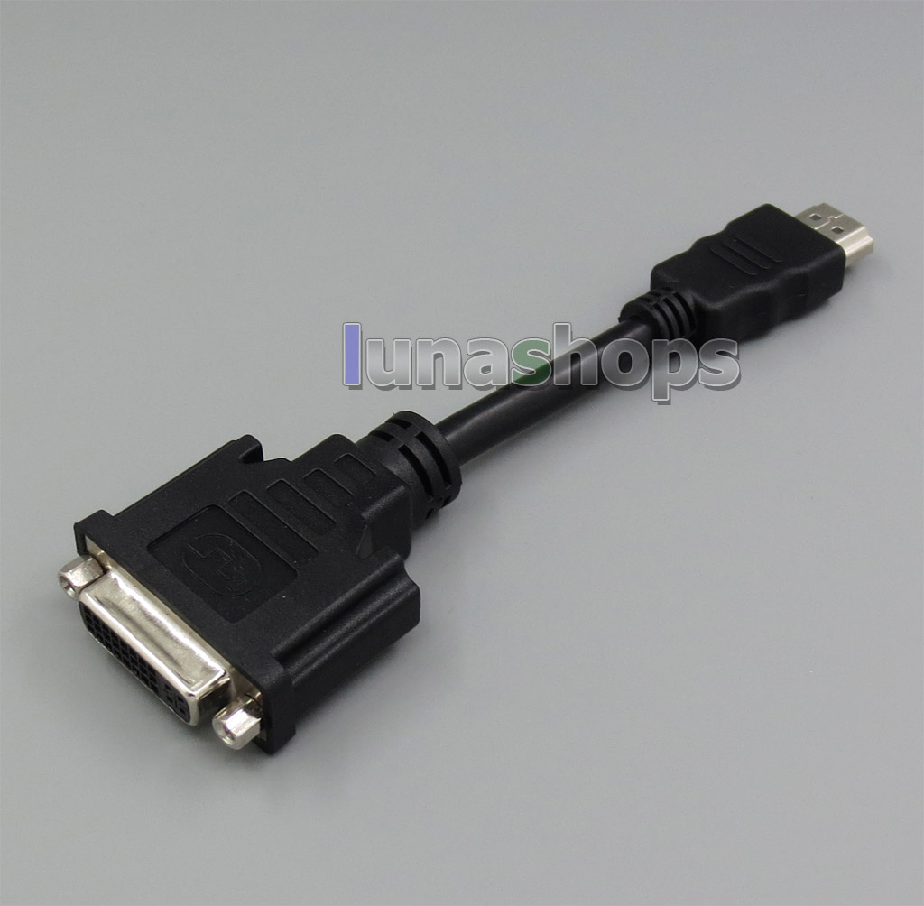 DVI 24+5 Female To HDMI Male Cable For PC HDTV
