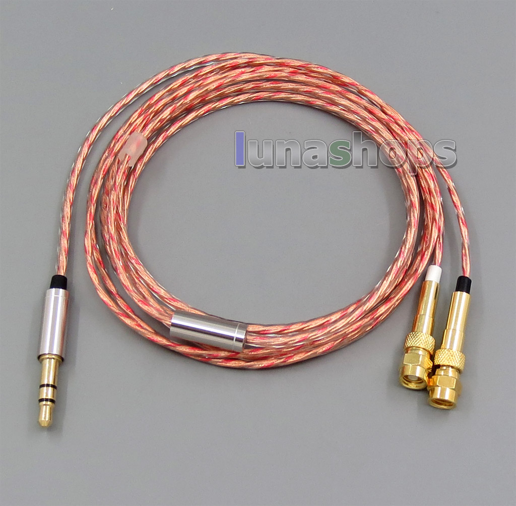 3.5mm Soft OFC Shielding Earphone Cable For HiFiMan HE400 HE5 HE6 HE300 HE560 HE4 HE500 HE600 Headphone
