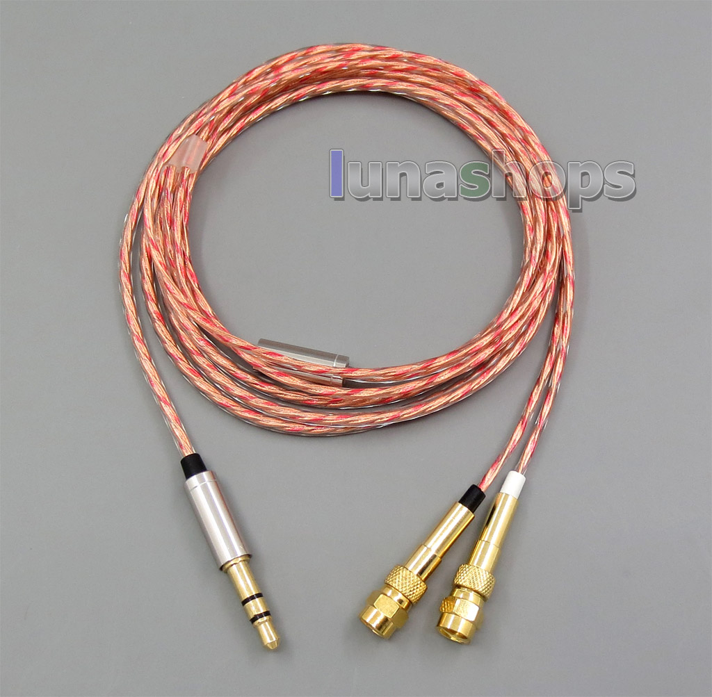 3.5mm Soft OFC Shielding Earphone Cable For HiFiMan HE400 HE5 HE6 HE300 HE560 HE4 HE500 HE600 Headphone