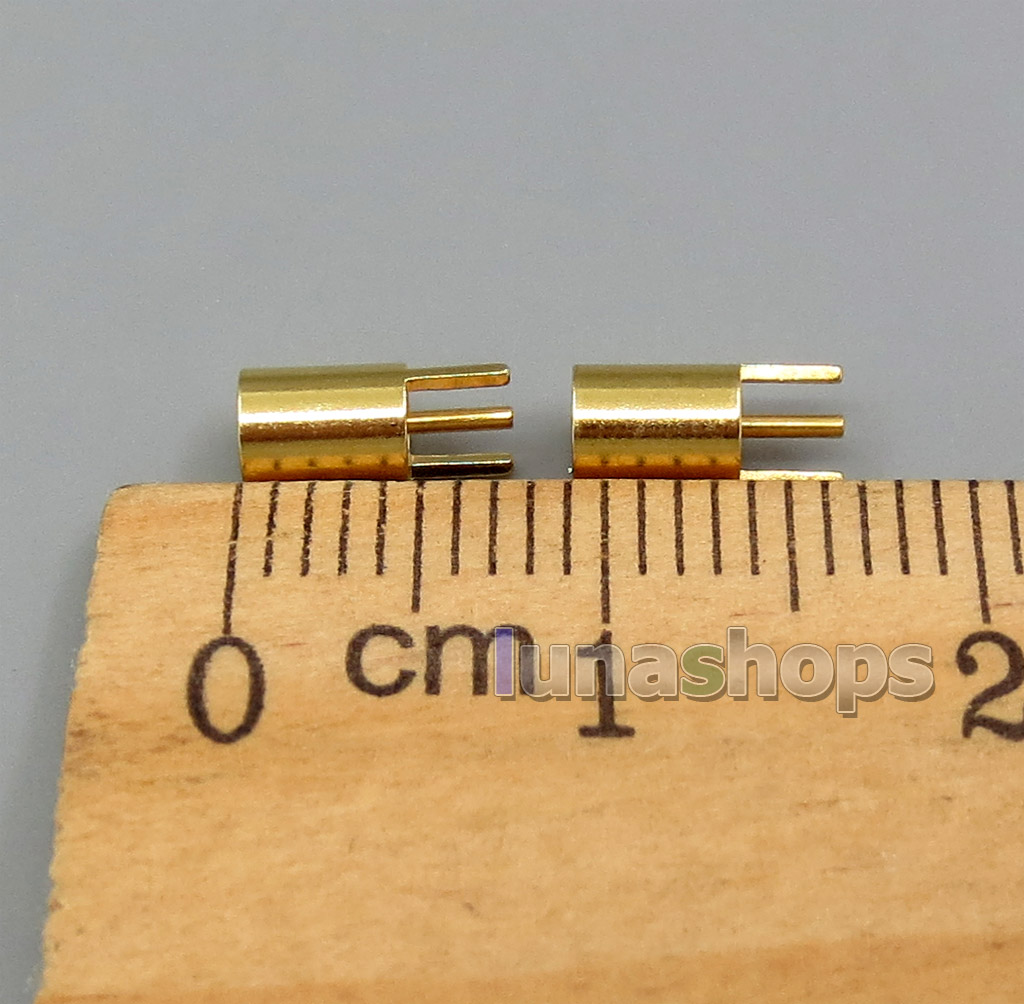 Female MMCX Port Socket Earphone Pins Plug wihtou slot For DIY Custom Shure JH Audio westone 1964 ears UE etc.