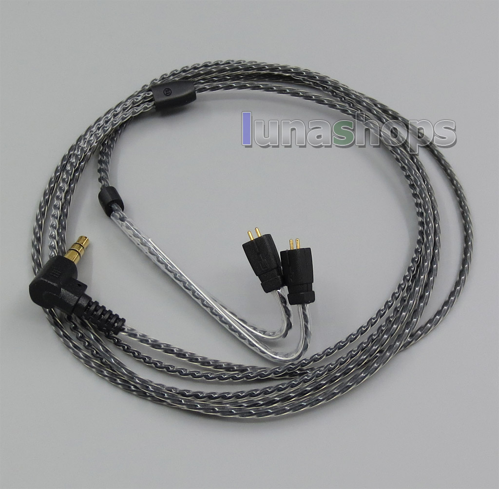 With Earphone Hook Silver Plated Cable   For Ultimate Ears UE TF10 SF3 SF5 5EB 5pro TripleFi 15vm TF15