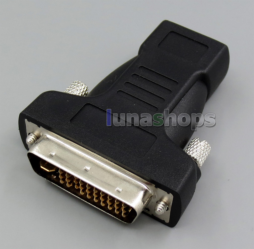 Original HDMI Female To M1(P&A) DVI 30+5 M1-DA Video Audio converter adapter For HP Infocus Optoma Projector