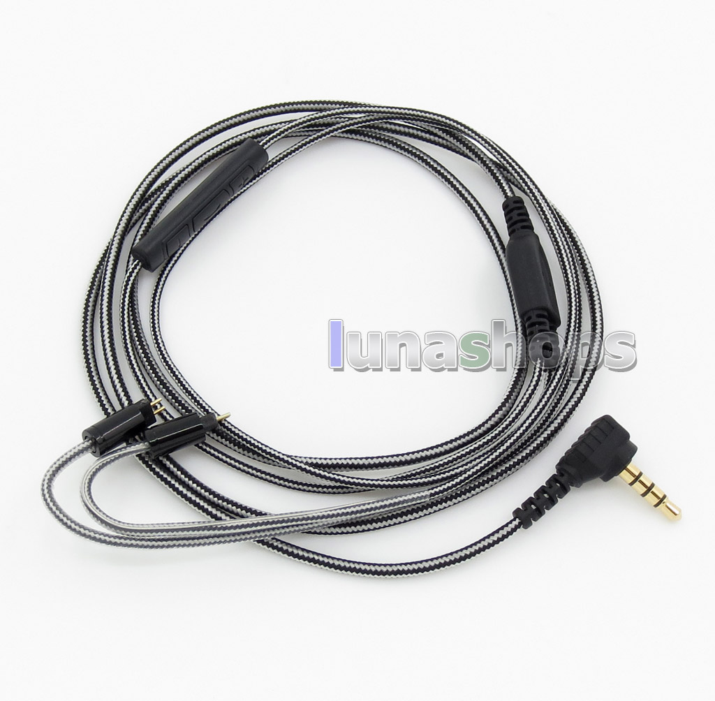 Earphone cable with Remote Mic Hook For W4r UM3X UM3RC ue11 ue18 JH13 JH16 ES3 For DIY Westone