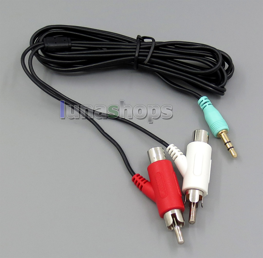 2m RCA Male Jack Cable for Turtle Beach X12 PX21 P11 X11 X3 X31 PX3 headphone Headset
