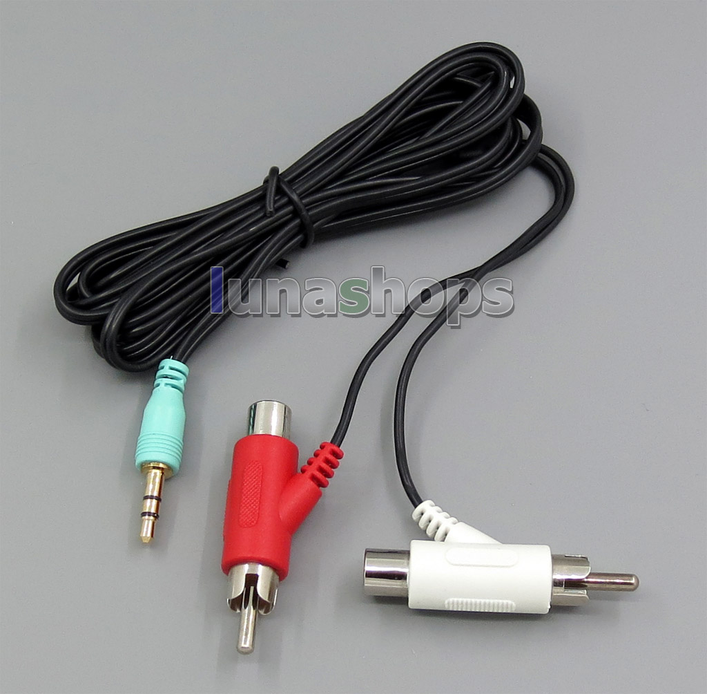 2m RCA Male Jack Cable for Turtle Beach X12 PX21 P11 X11 X3 X31 PX3 headphone Headset