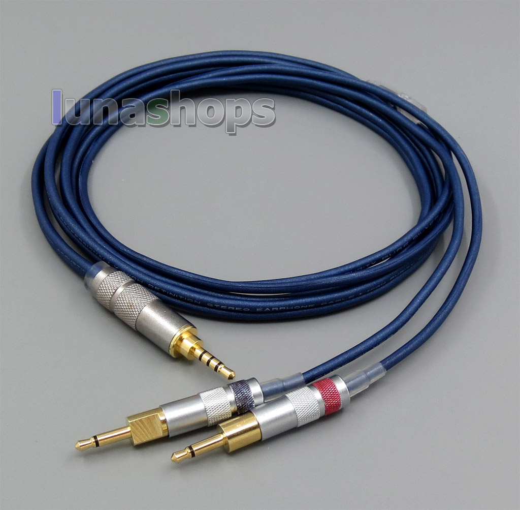 120cm headphone PURE Silver Cable + PEP Insulated For 2.5mm TRRS To Sennheiser HD700