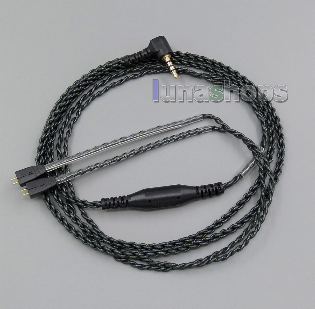 EachDIY 2.5mm TRRS Earphone Silver Plated OCC Foil PU Cable For Ultimate Ears UE TF10 TripleFi 15vm M-Audio