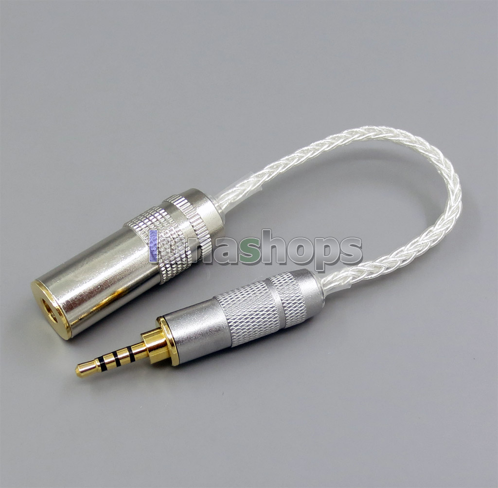 2.5mm Male Earphone Converter Adapter for Sony PHA-2A TA-ZH1ES NW-WM1Z NW-WM1A AMP Player To 4.4mm Female