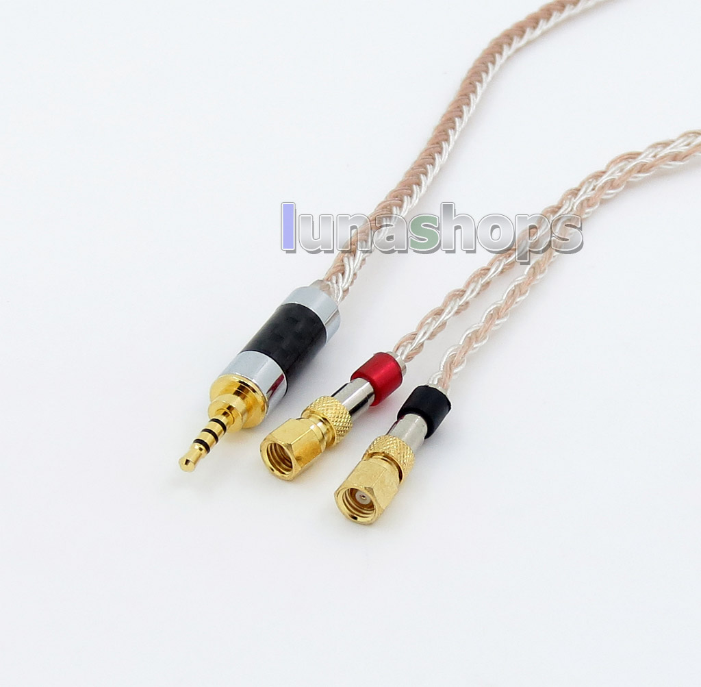 2.5mm 4pole TRRS Balanced 16 Core OCC Silver Mixed Headphone Cable For HiFiMan HE400 HE5 HE6 HE300 HE560 HE4 HE500 HE6