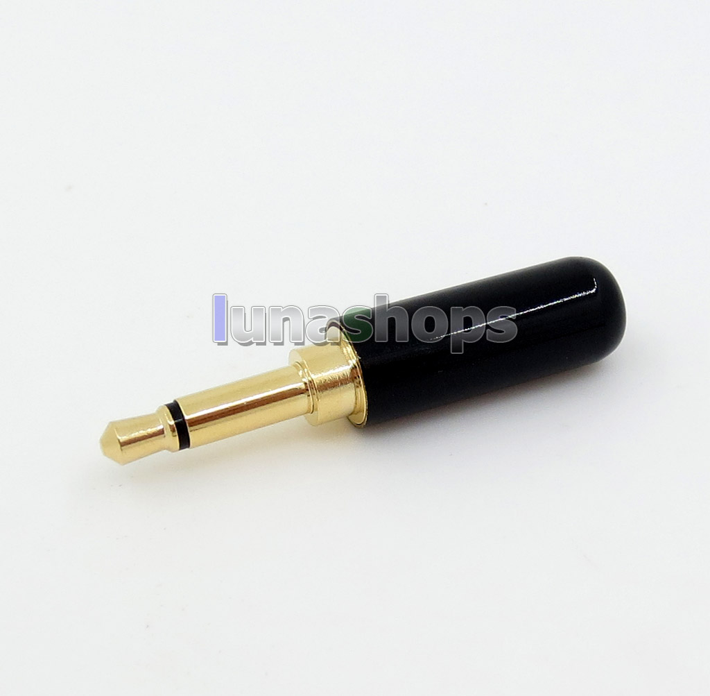 Mono Straight 3.5mm 2 poles Male phono DIY Solder Adapter For Headphone Headset cable