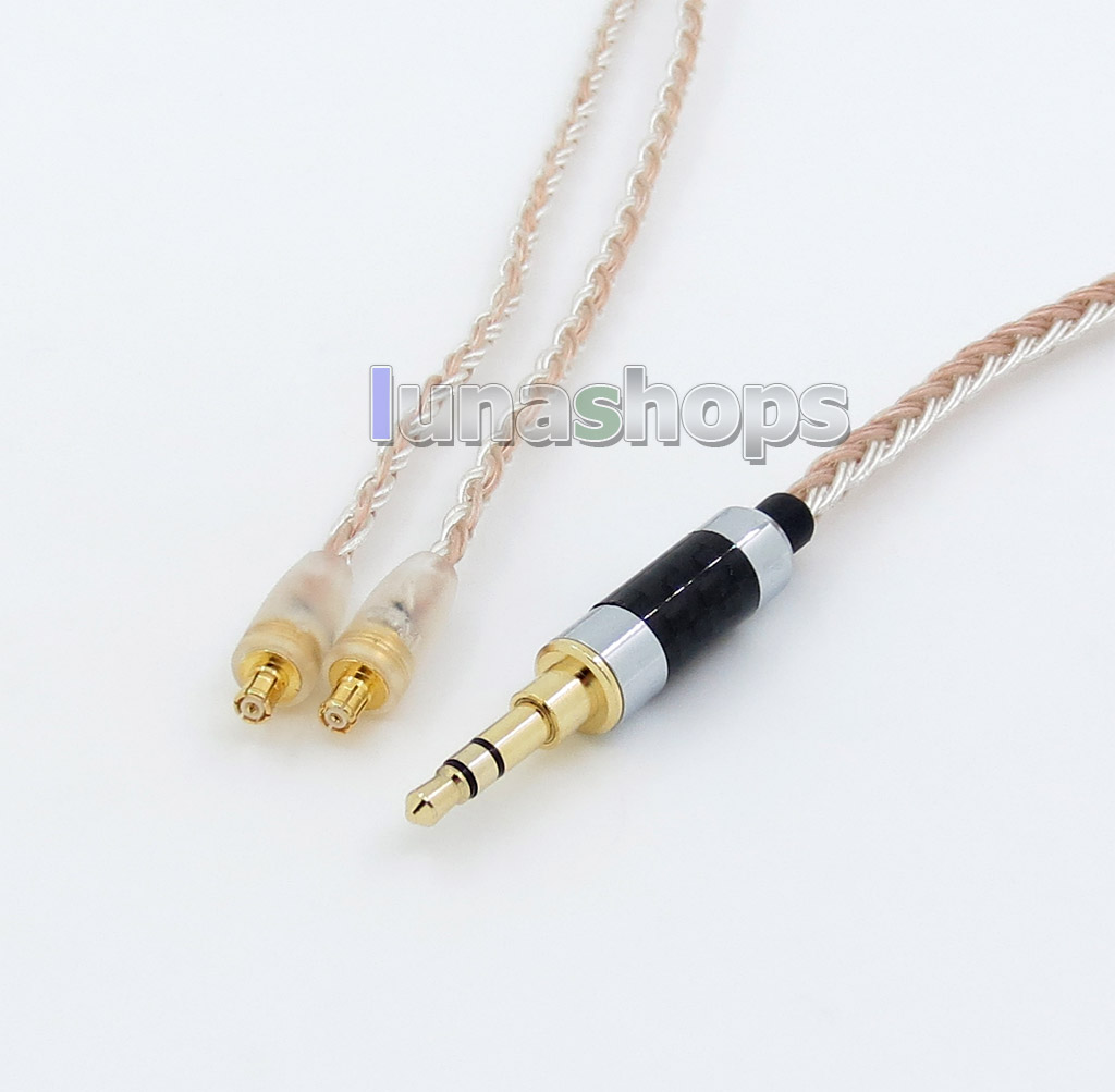 3.5mm 16 Cores OCC Silver Plated Mixed Headphone Cable For audio-technica ATH-CKS1100 ATH-E40 ATH-E50 ATH-E70