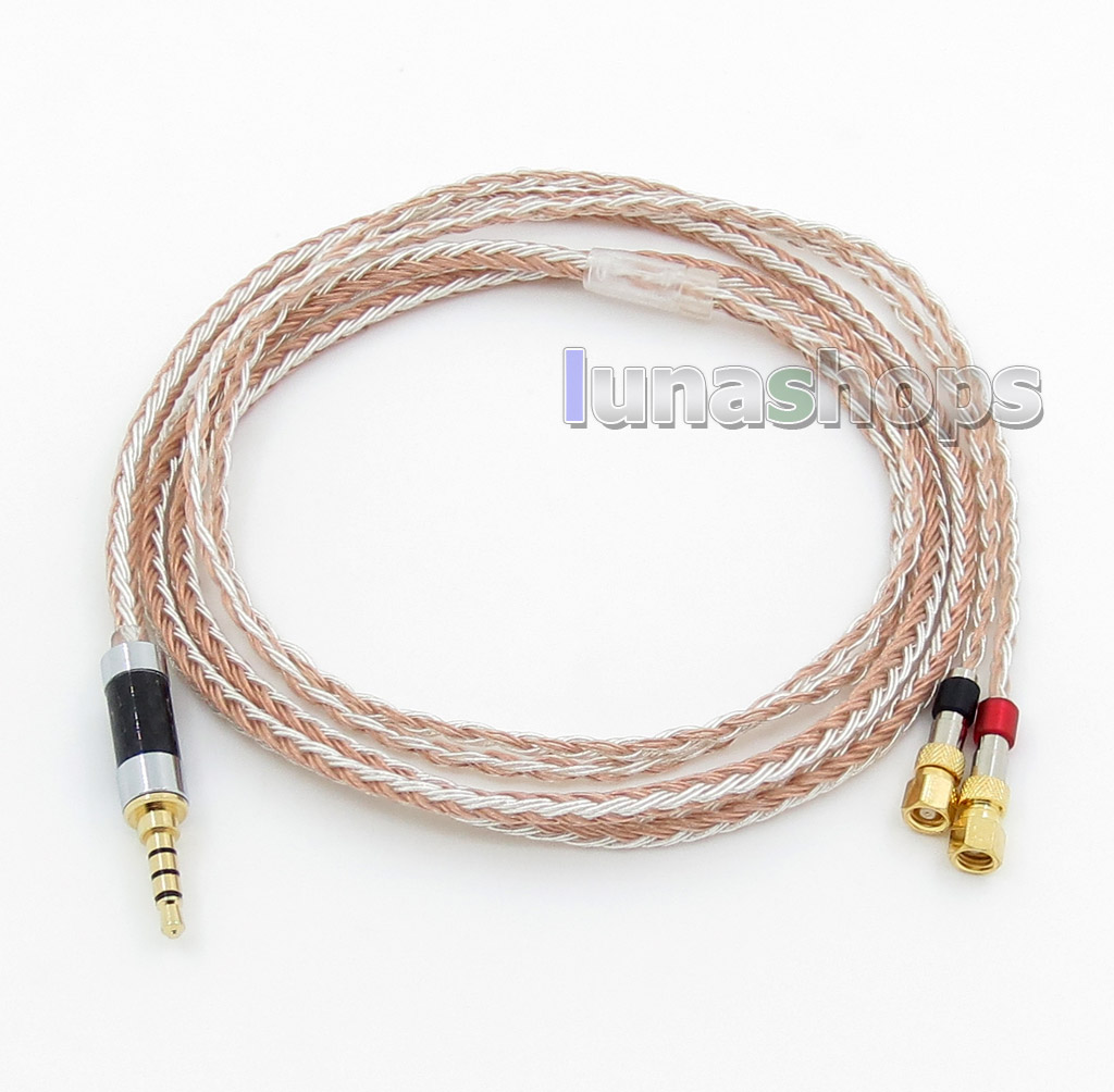 3.5mm 4pole TRRS Re-Zero Balanced 16 Core OCC Silver Mixed Earphone Cable For HiFiMan HE400 HE5 HE6 HE300 HE560 HE4 HE500 HE6
