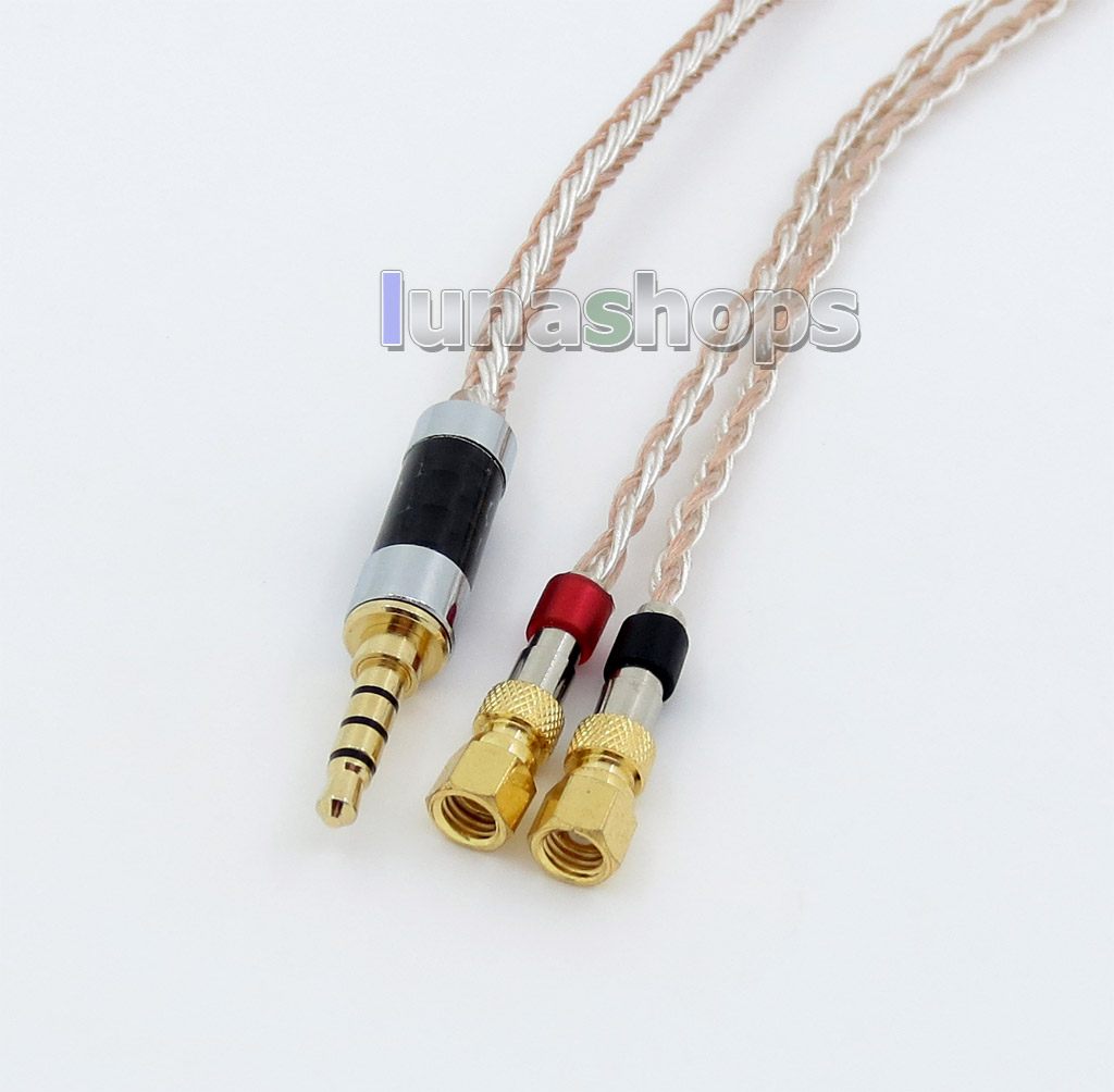 3.5mm 4pole TRRS Re-Zero Balanced 16 Core OCC Silver Mixed Earphone Cable For HiFiMan HE400 HE5 HE6 HE300 HE560 HE4 HE500 HE6
