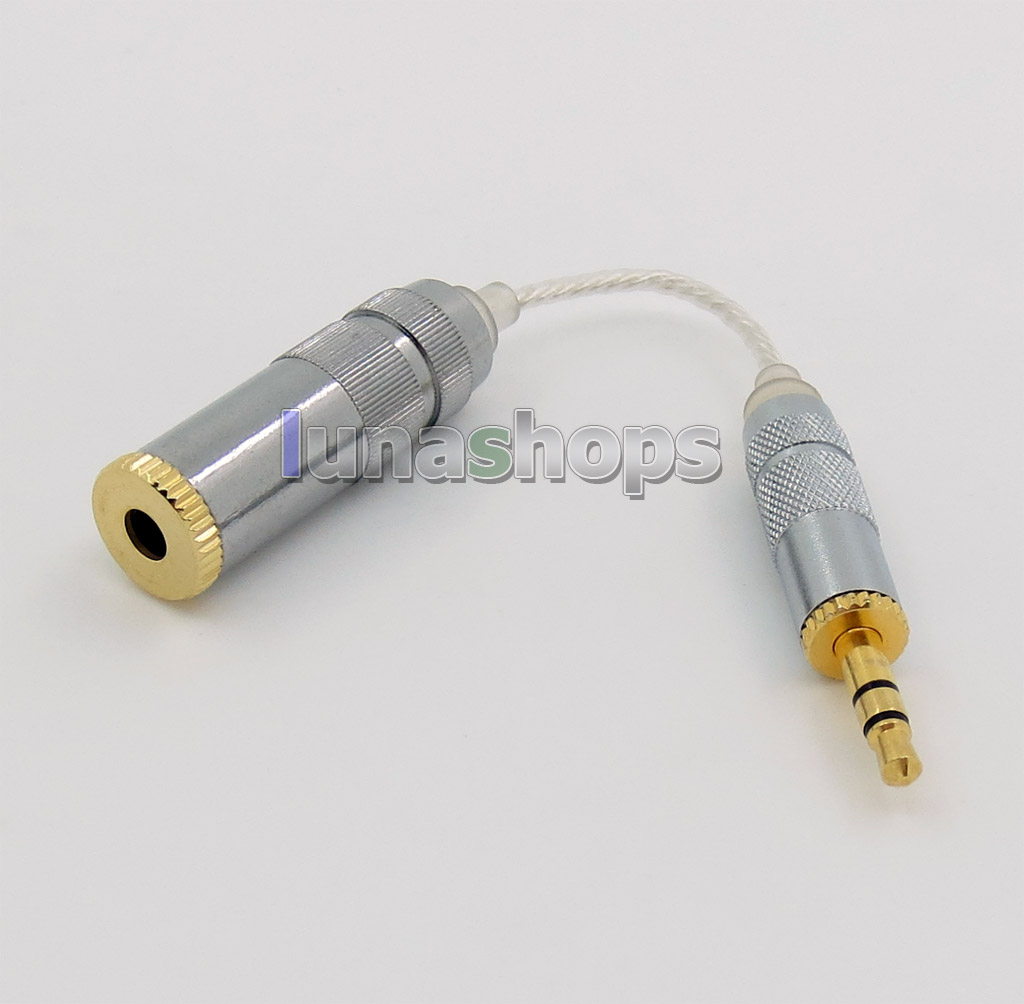 4.4mm Earphone cable for Sony PHA-2A TA-ZH1ES NW-WM1Z NW-WM1A AMP Player To 3.5mm 3 pole Male Converter Adapter